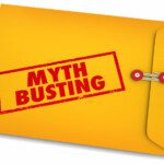 Myth Busting Facts Find Truth Reality Envelope 3d Illustration